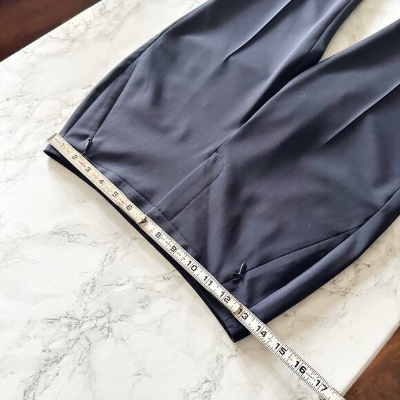Elie Tahari Navy Wool Slim Ankle Pants Women's US Size 0 - Picture 12 of 15